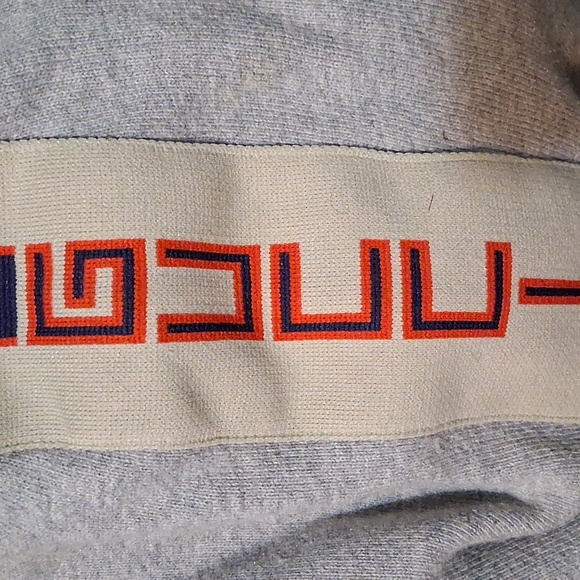 Gucci Gray Zip-Up Hoodie with Red and Blue Accents - Picture 4 of 4